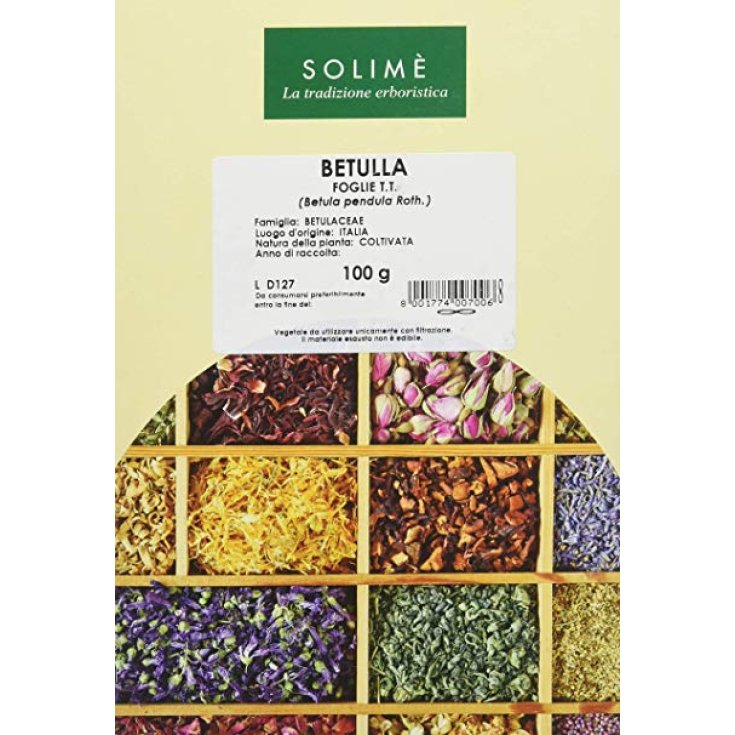 Solim&egrave; Betulla Foglie Taglio Tisana 100g