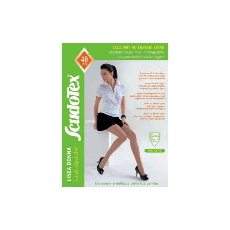 Luropas Scudotex Collant 40 Denari Opak Nature Misura 3 Cod.460 1 Pezzo