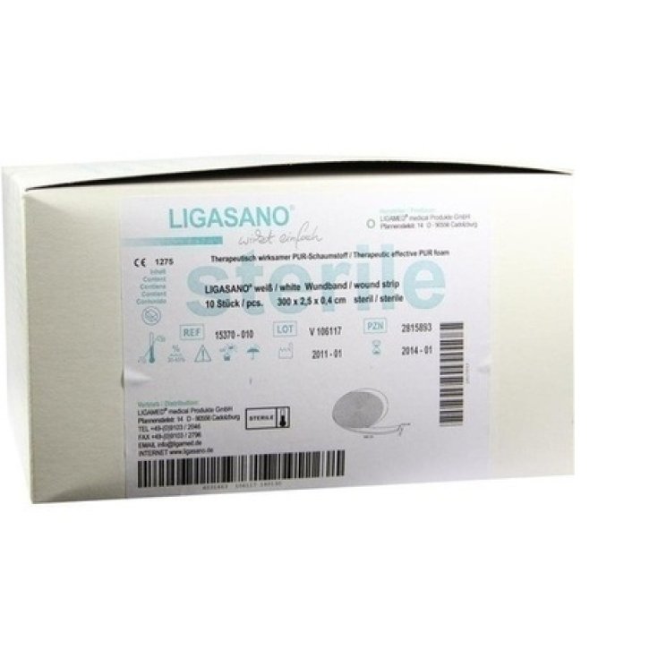 Ligasano Medicazione Sterile 300x2,5x0,4cm 10 Medicazioni