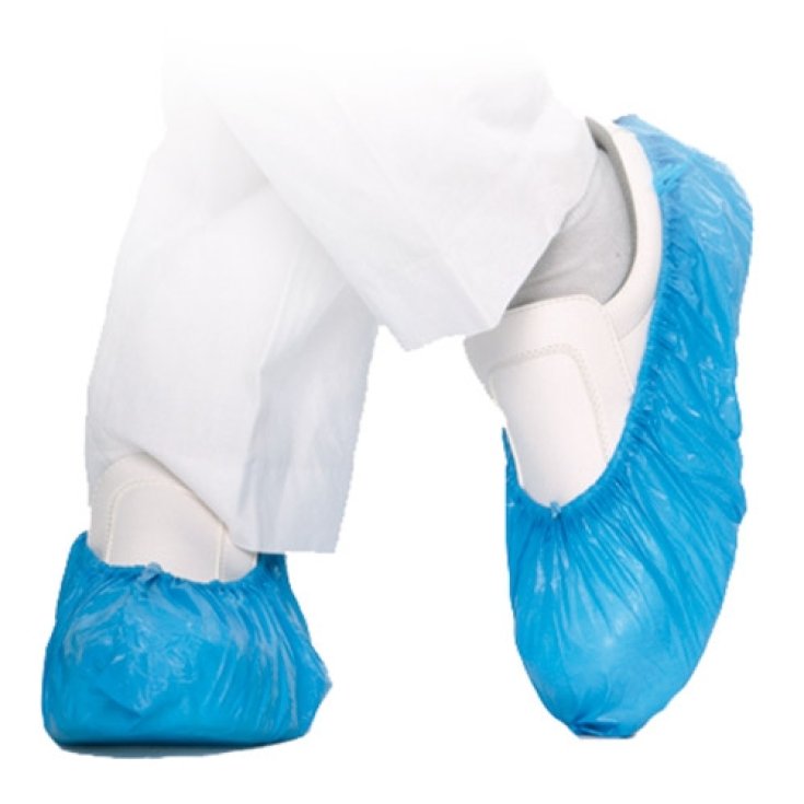 Copriscarpa in TNT Impermeabile Monouso 100 Copriscarpe