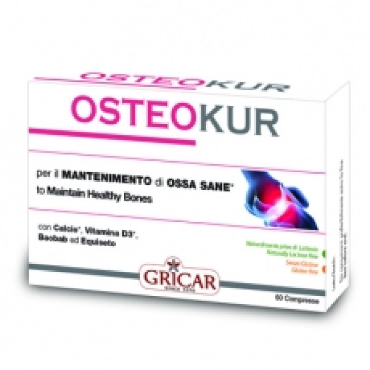 Gricar Chemical Osteokur Integratore Alimentare 60 Compresse
