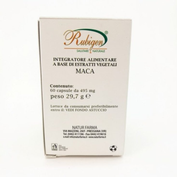 Natur Farma Rubigen Maca Integratore Alimentare 60 Compresse