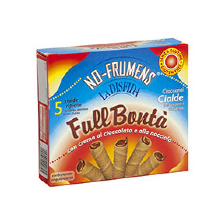 La Disfida No-Frumens Full Bont&agrave; Ciade Ripiene Di Crema Cioccolato e Nocciola Senza Glutine 5 Cialde