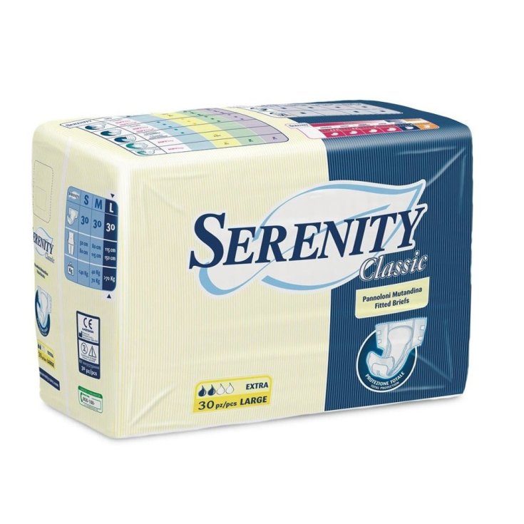Serenity Classic Pannolone Mutandina Extra Taglia Large 30 Pezzi