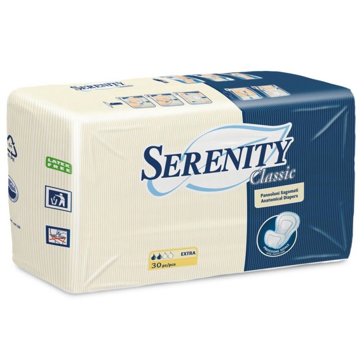 Serenity Classic Pannoloni Sagomati Extra 30 Pezzi