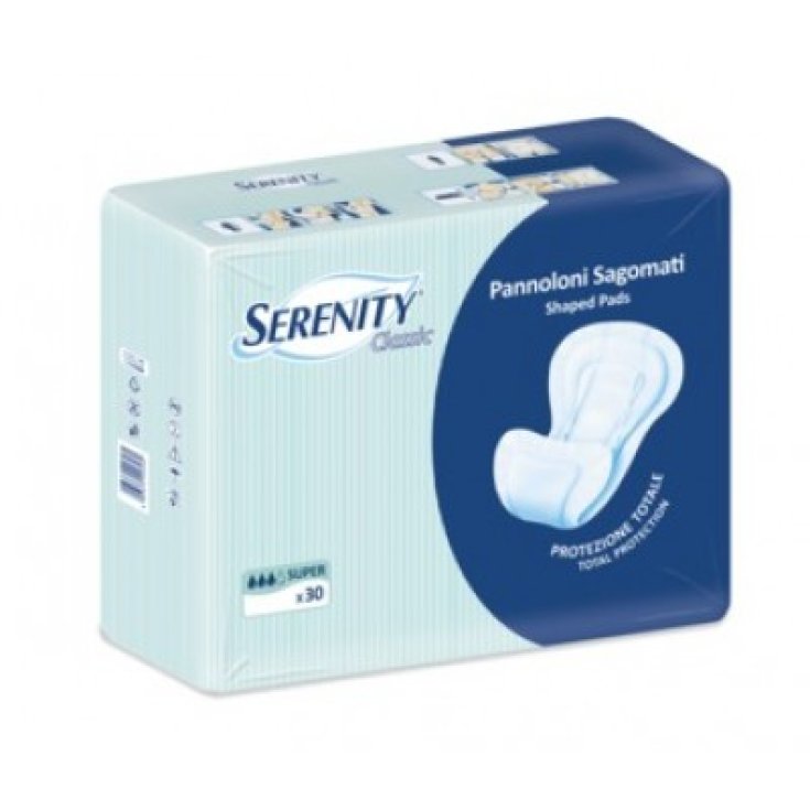 Serenity Classic Pannoloni Sagomati Super 30 Pezzi