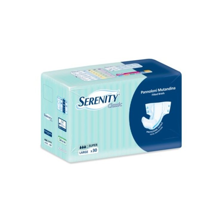 Serenity Classic Pannoloni Mutandina Super Taglia Large 30 Pezzi