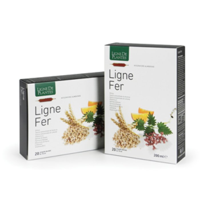 Ligne Des Plantes Ligne Fer Integratore Alimentare 20 Ampolle Bevibili Da 10ml