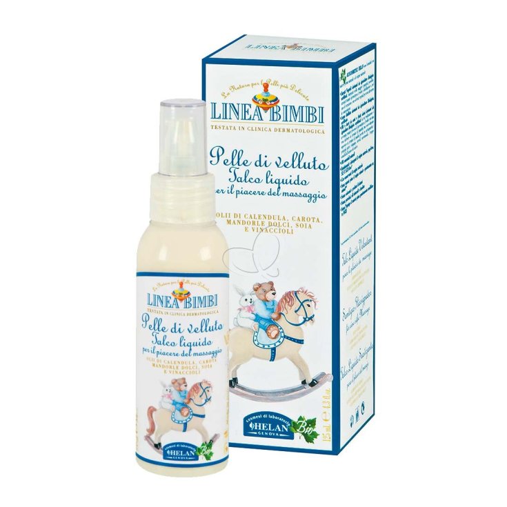 Helan Linea Bimbi Pelle Di Velluto Talco Liquido Bio 100ml
