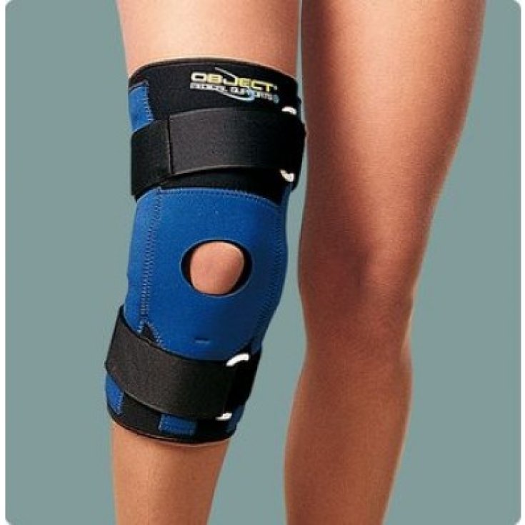 Ro+ten Object Ginocchiera Tubulare Con Aste Articolate Colore Blu Taglia M (Ginocchio 36-39cm)