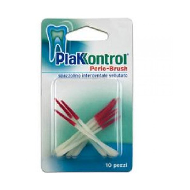 Plakkontrol Perio-Brush Spazzolino Interdentale Vellutato 10 Pezzi