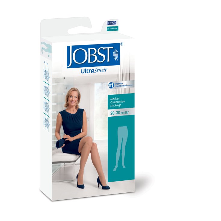 Jobst&reg; Ultra Sheer Collant A Compressione 20-30mmHg AT Colore Nero Taglia XL
