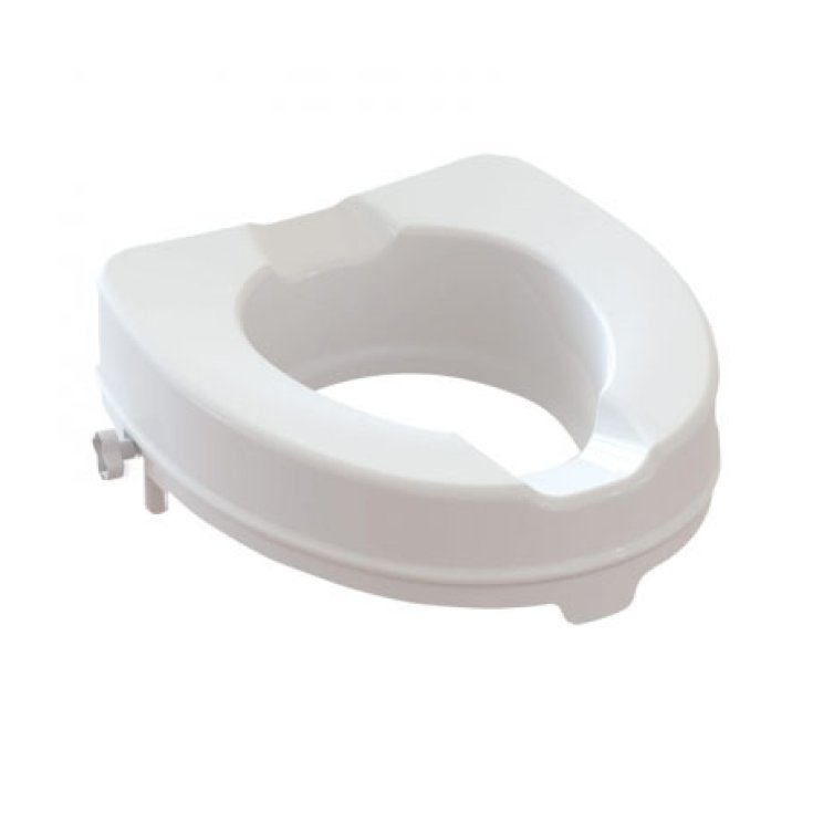 Alza WC Anatomico Con Fissaggi Laterali Con Coperchio Altezza 6cm
