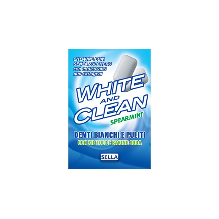 Sella White And Clean Chewing Gum 28g