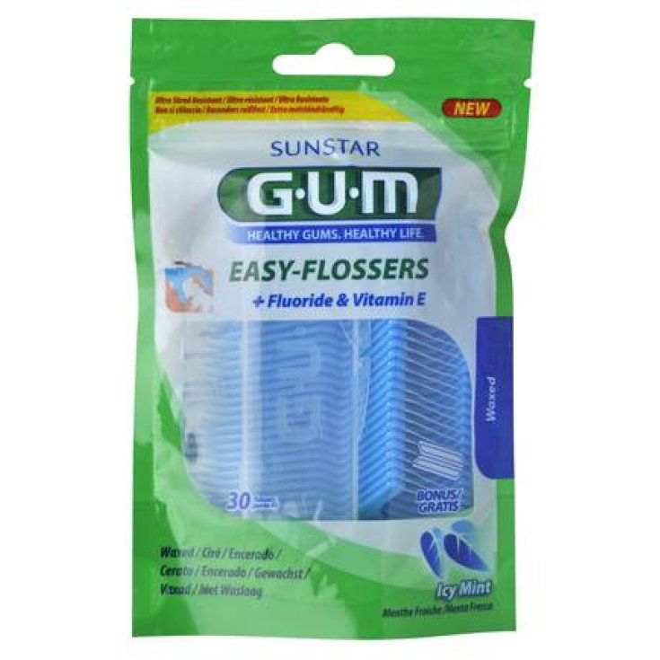 Gum Easy Flossers Forcelle Interdentali 30 Pezzi