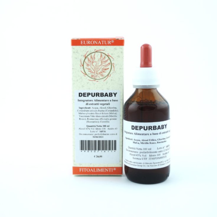 Euronatur&reg; Group Depurbaby Integratore Alimentare Gocce 100ml