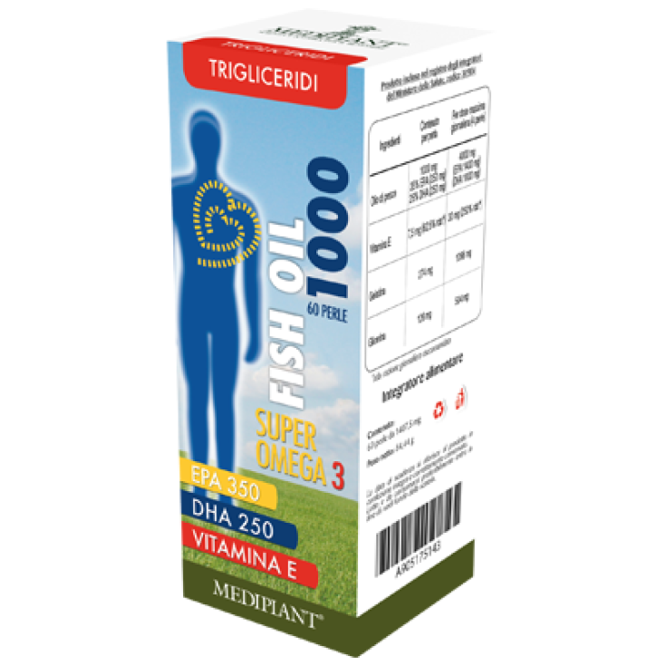 Mediplant  Fish Oil  Integratore Alimentare 60 Perle