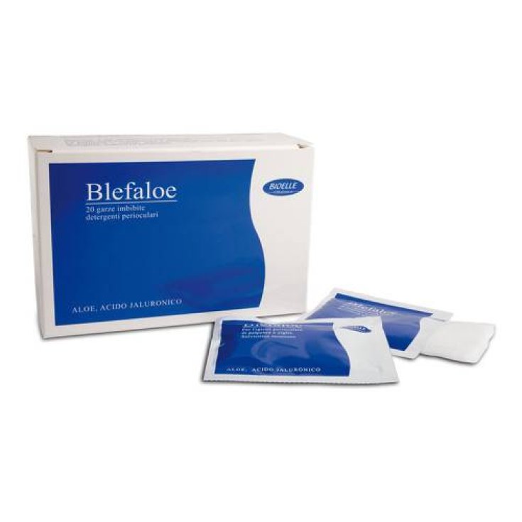 Bioelle Oftalmica Blefaloe Garza Detergente Perioculare 20 Garze Monouso