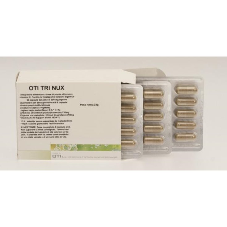 Oti Oti Tri Nux Integratore Alimentare 60 Capsule Da 550mg