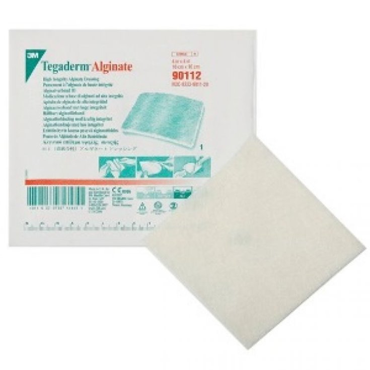 3M Italia Tegaderm Alginate Medicazione In Alginato Di Calcio 10x10cm 10 Pezzi
