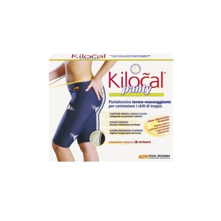Kilocal Panty Pantaloncini Drenanti Blu Taglia XL