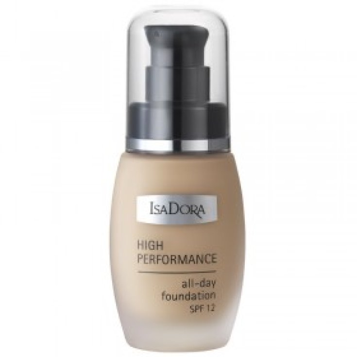 IsaDora High Performance All-Day Foundation Colore 03 Nude Beige 30ml