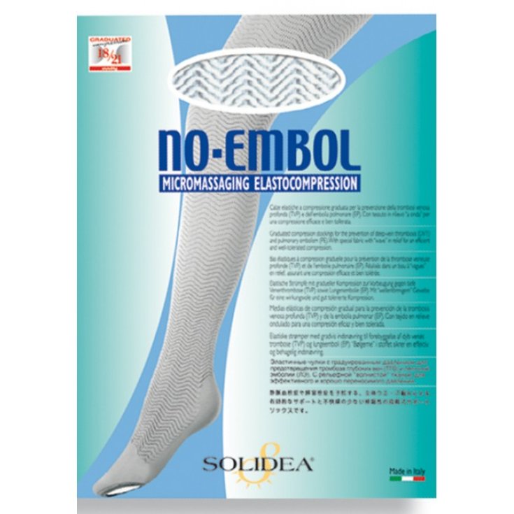 Solidea No Embol Calze Medicali Colore Bianco Taglia S