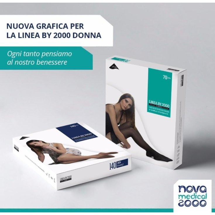 Nova Medical 2000 Linea By2000 Collant 140 Colore Bronze Taglia 2