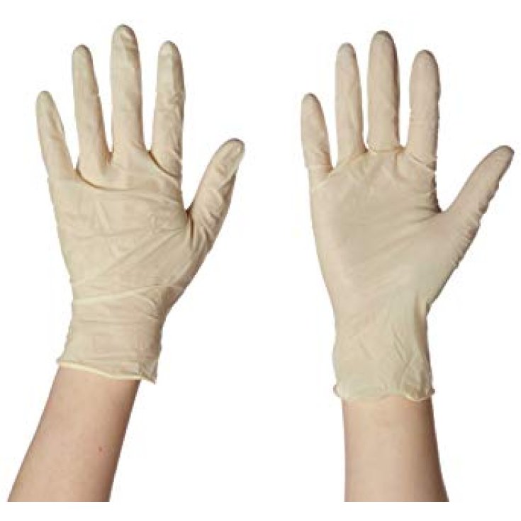 Farmac Zabban Guanto Skin In Lattice Senza Polvere Xs