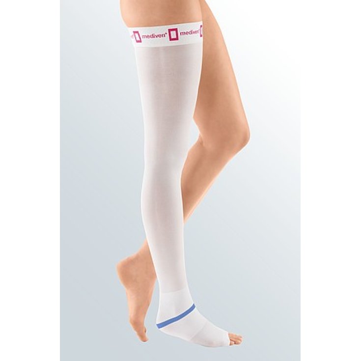 Medi Mediven Struva 23 Monocollant H918 Punta Aperta Colore Bianco Taglia 6 1 Paio