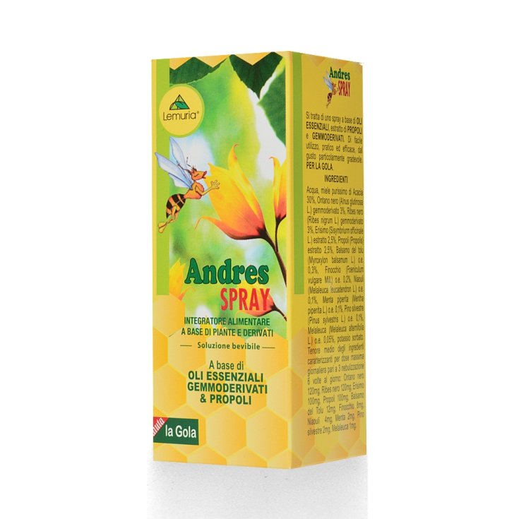 Lemuria Andres Integratore Per La Gola Spray 30ml