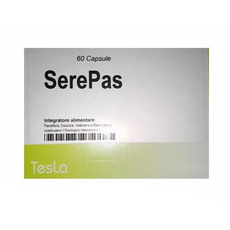 Tesla Serepas Integratore Alimentare 60 Capsule 32,87g
