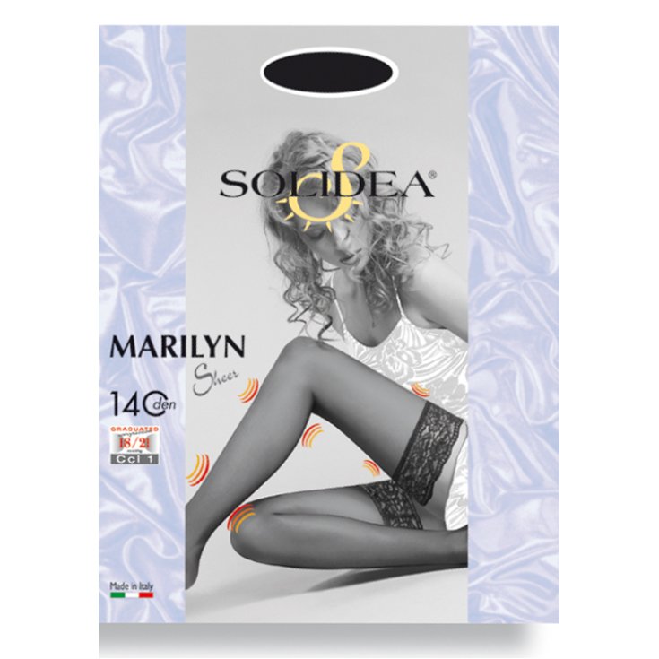 Solidea Marilyn 140 Calze Autreggenti Colore Fumo Taglia 2-M