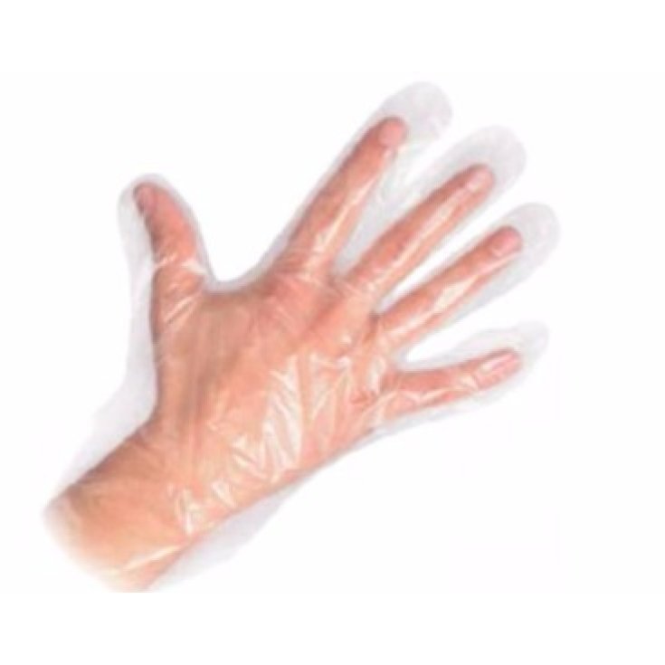 P.B. Pharma Guanto Sterile Monouso Polietilene 100 Pezzi