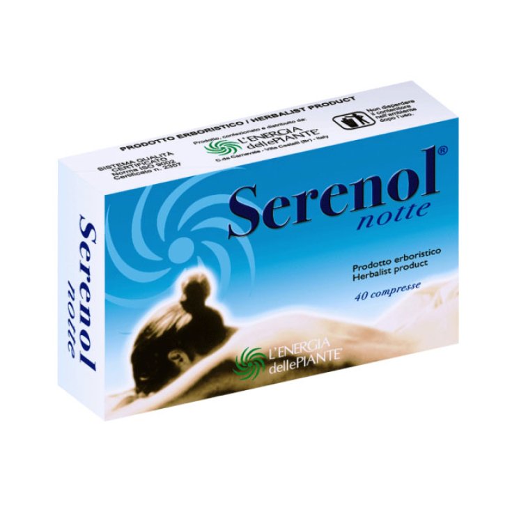 BioBotanicals L'Energia Delle Piante Serenol Notte Integratore Alimentare 40 Compresse
