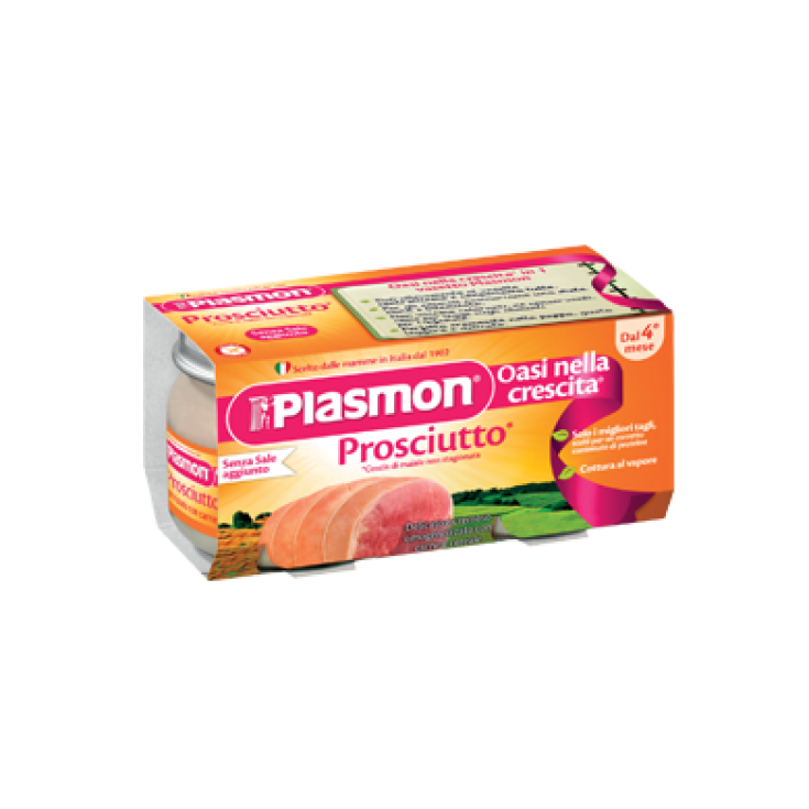 Plasmon Omogeneizzato Prosciutto Cotto 2 Vasetti Da 80g