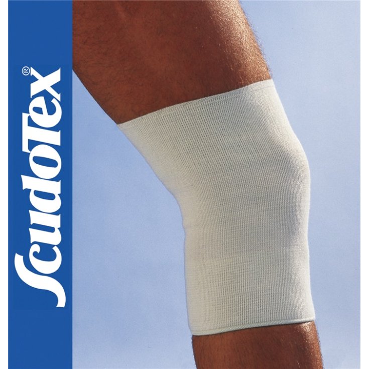 Scudotex Ginocchiera Sostenitiva In Cotone Colore Bianco Misura 5 1 Pezzo