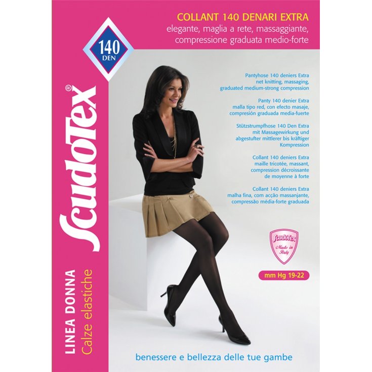 Scudotex Collant 140 Den Extra Colore Daino Taglia 2 1 Pezzo