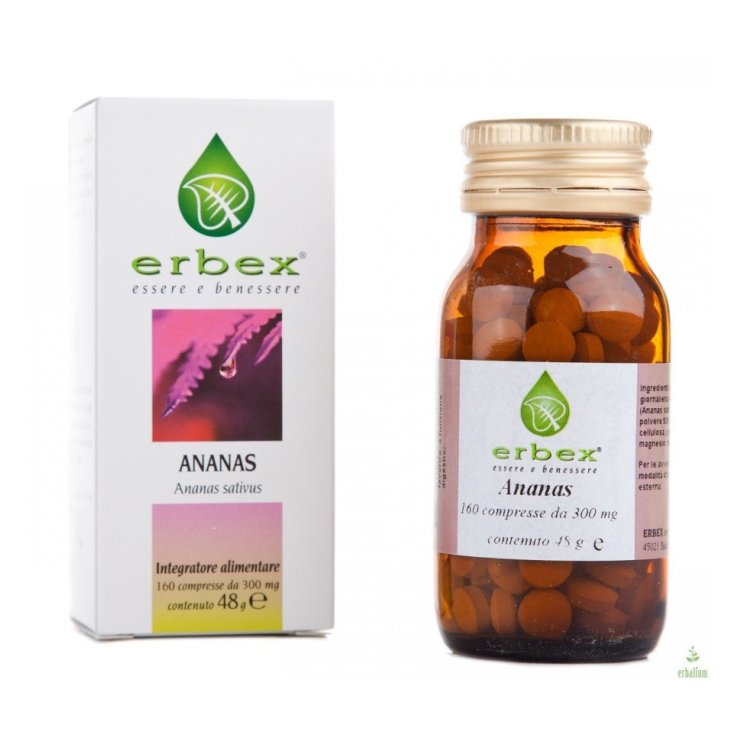 Erbex Ananas Gambo Integratore Alimentare 160 Compresse