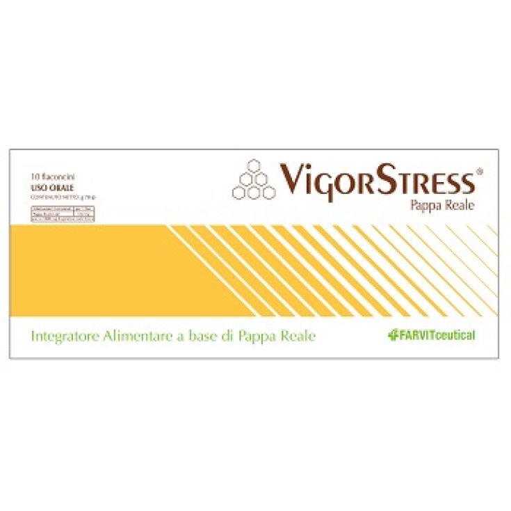 Farvit Vigorstress Gelatina Reale 10 Flaconi Da 10ml