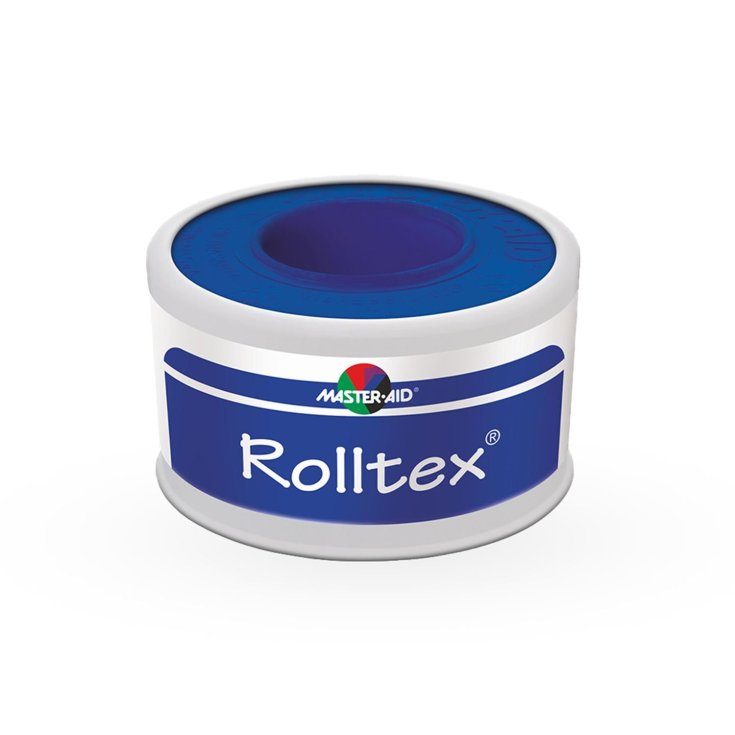 Master-Aid&reg; Rolltex&reg; Cerotto In Tela Di Rayon Viscosa Colore Bianco m 5 x 1,25 cm