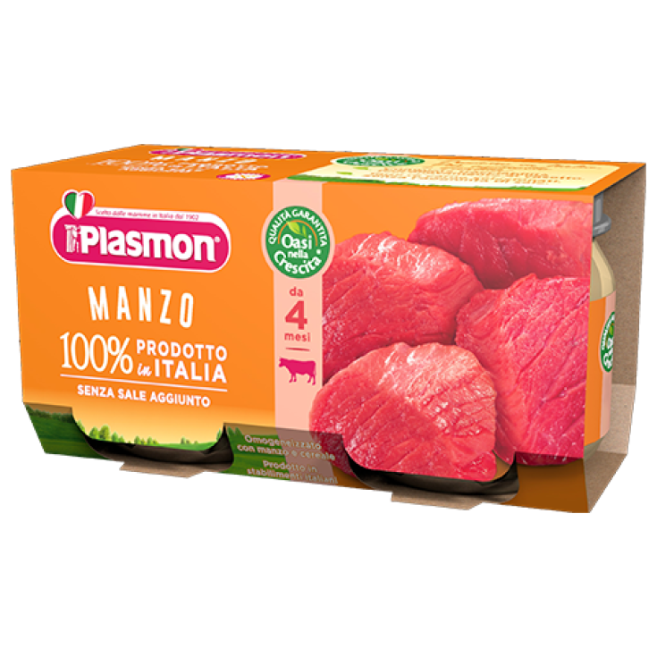 Plasmon Omogeneizzato Di Carne Manzo 2x120g