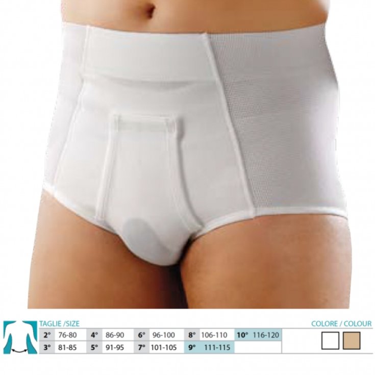 Safe Orione 316 Slip Per Ernia Alto Colore Bianco Taglia 3