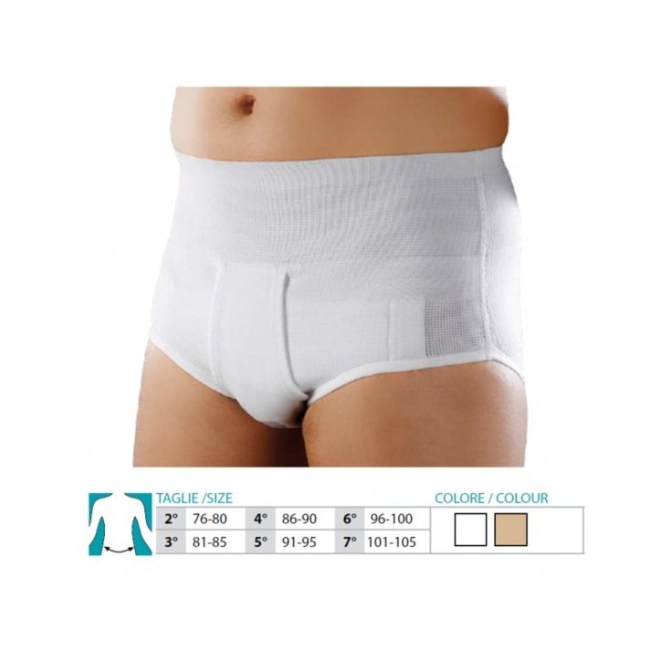 Safte Orione 319 Slip Ernia Aperto Colore Bianco Taglia 2