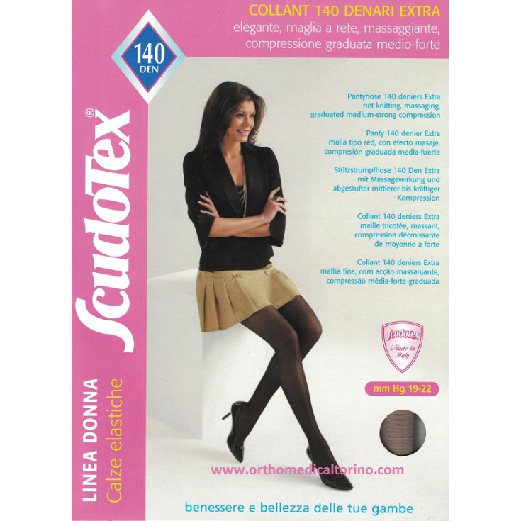 Scudotex Collant 140Den Extra Nero 4
