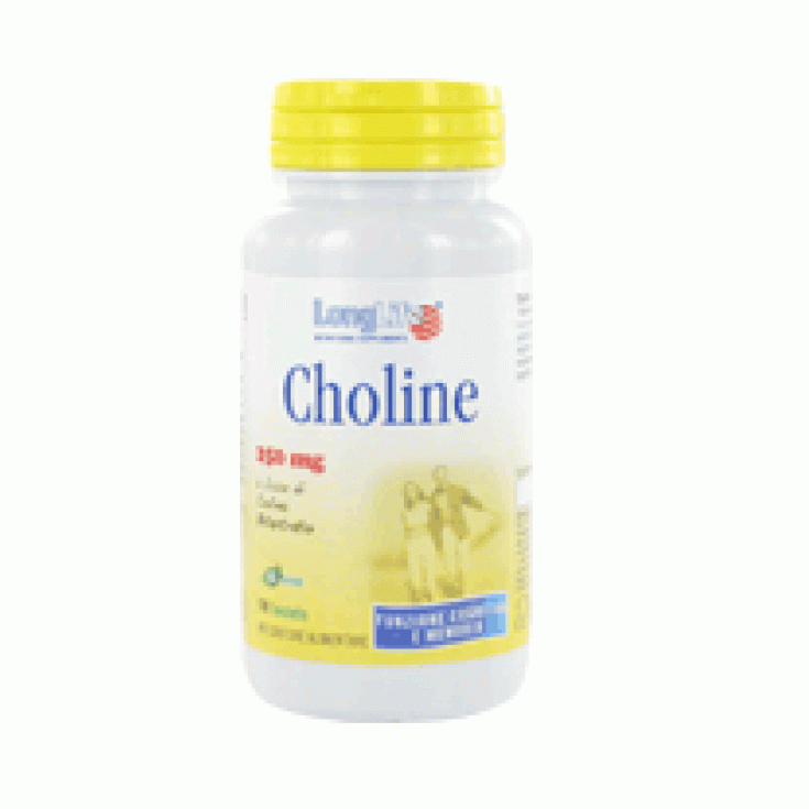 Choline 250mg LongLife 100 Tavolette Rivestite Choline 250mg LongLife 100 Tavolette Rivestite