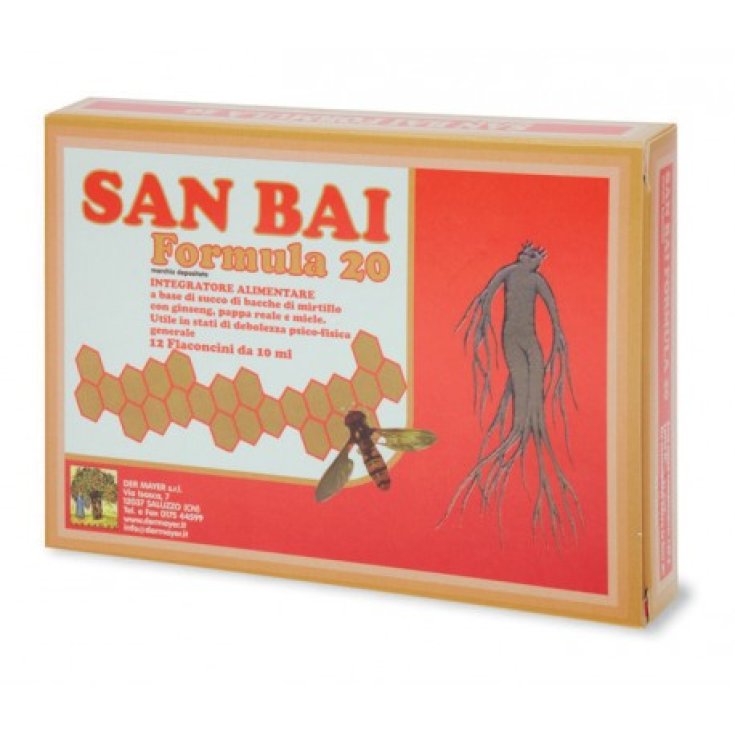 Der Mayer San Bai Formula 20 Integratore Alimentare 12x10ml