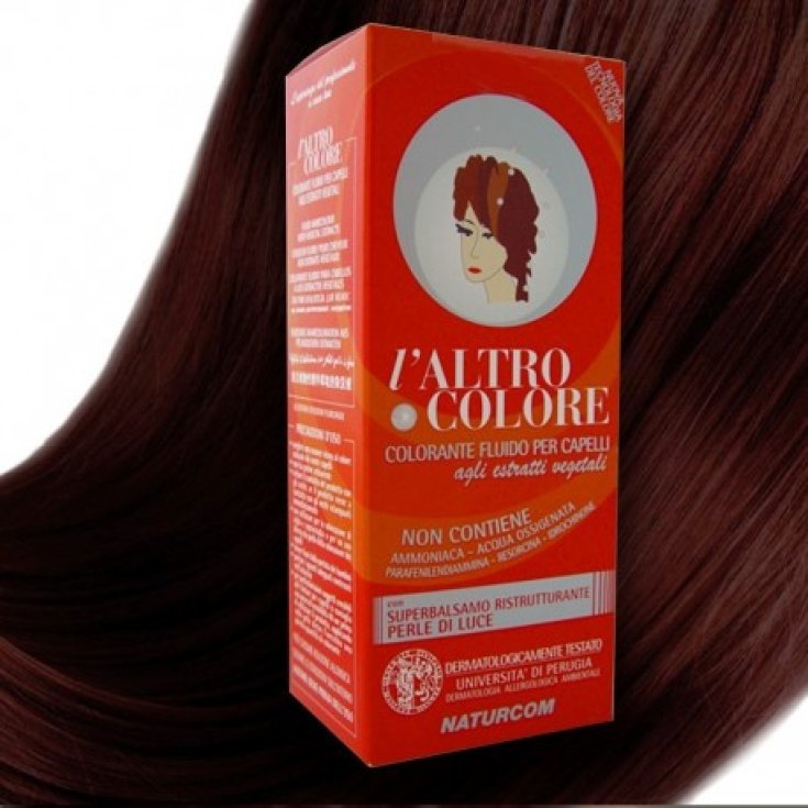 L'Altro Colore Tinte Naturali Senza Ammoniaca e Acqua Ossigenata Tonalit&agrave; Rosso Scuro 4/0