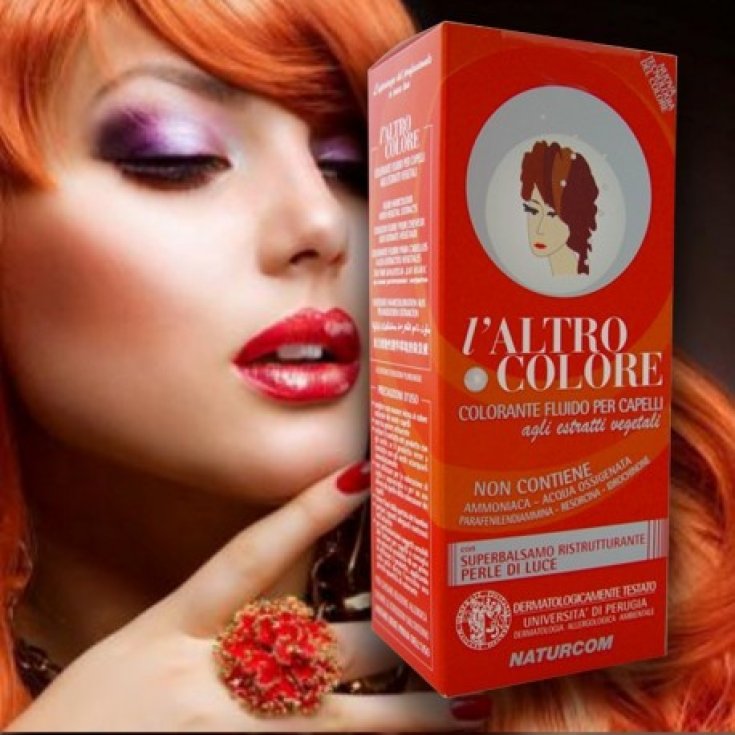 L'Altro Colore Tinte Naturali Senza Ammoniaca e Acqua Ossigenata Tonalit&agrave; Rosso Rame 4/1