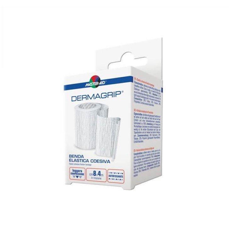 Master-Aid&reg; Dermagrip&reg; Benda Elastica Coesiva 10cm x 4m 1 Benda